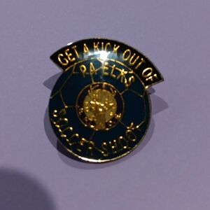 PA Elks Soccer Shoot Lapel Pin